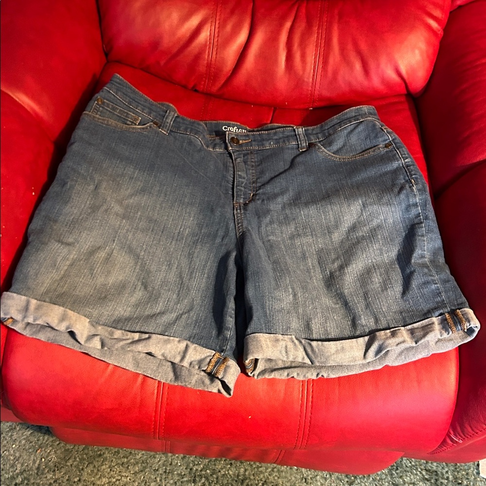 Croft & Barrow Blue Denim Women's Shorts